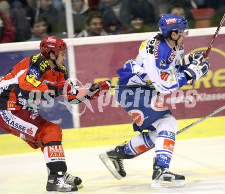 Eishockey Bundesliga. KAC gegen VSV. Warren Norris (KAC), Martin Oraze (VSV). Klagenfurt, am 21.1.2007.
Foto: Kuess
---
pressefotos, pressefotografie, kuess, qs, qspictures, sport, bild, bilder, bilddatenbank