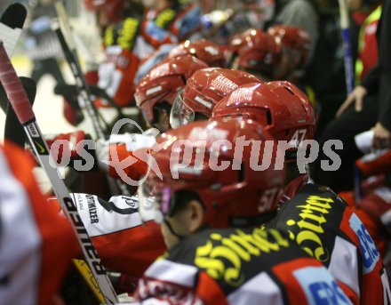 ?sterreichische Eishockey Bundesliga. KAC gegen Red Bull Salzburg. KAC Spielerbank. Klagenfurt, am 22.10.2006.
Foto: Kuess
---
pressefotos, pressefotografie, kuess, qs, qspictures, sport, bild, bilder, bilddatenbank