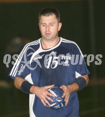 Handball Bundesliga.  HCK59 gegen SVVW.  Uros Privsek (SVVW). Klagenfurt, am 11.11.2006
Foto: Kuess
---
pressefotos, pressefotografie, kuess, qs, qspictures, sport, bild, bilder, bilddatenbank