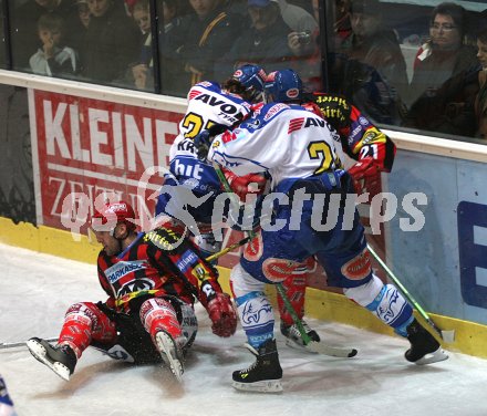 VSV gegen KAC. Der KAC am Boden. Villach, am 18.10.2005. 
---
pressefotos, pressefotografie, kuess, qs, qspictures, sport, bild, bilder, bilddatenbank
