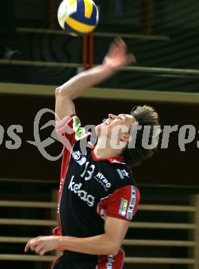 Volleyball Bundesliga. Hypo VBK. Simon Breuss. Klagenfurt, am 1.10.2005.
---
pressefotos, pressefotografie, kuess, qs, qspictures, sport, bild, bilder, bilddatenbank
