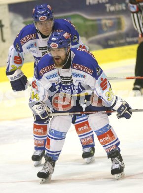 Eishockey Bundesliga. KAC gegen VSV.  Markus Peintner, Mickey Elick (VSV). Klagenfurt, am 23.11.2006.
Foto: Kuess
---
pressefotos, pressefotografie, kuess, qs, qspictures, sport, bild, bilder, bilddatenbank