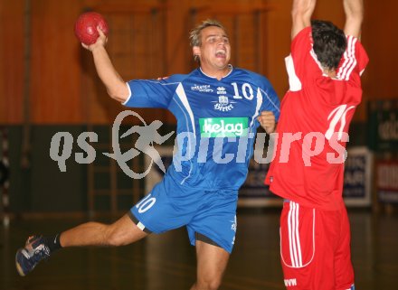 Handball Bundesliga. SC Ferlach gegen SVVW Klagenfurt. Miha Hendler (SC Ferlach): Ferlach, am 30.9.2006.
---
pressefotos, pressefotografie, kuess, qs, qspictures, sport, bild, bilder, bilddatenbank