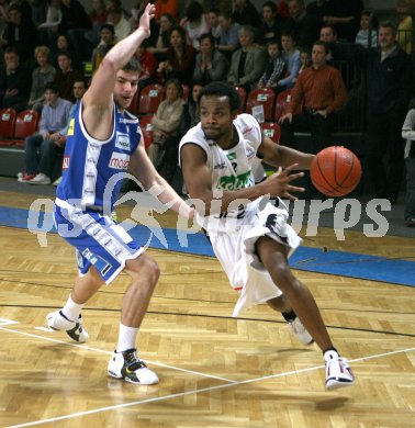 Basketball Bundesliga. W?rthersee Piraten gegen Oberwart Gunners. Tobe Carberry (Piraten). Klagenfurt, am 18.3.2006.
---
pressefotos, pressefotografie, kuess, qs, qspictures, sport, bild, bilder, bilddatenbank