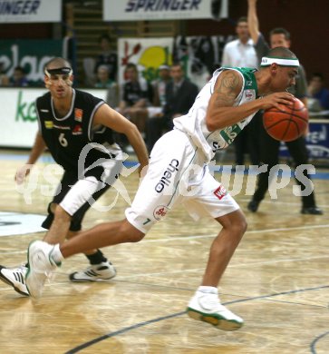 Basketball Bundesliga. W?rthersee Piraten gegen Mattersburg. Anthony Shavies (Piraten). Klagenfurt, am 25.11.2006.
Foto: qspictures/Nadja Kuess
---
pressefotos, pressefotografie, kuess, qs, qspictures, sport, bild, bilder, bilddatenbank