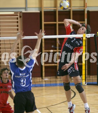 Volleyball Bundesliga. HYPO VBK gegen Arbesbach. Zachary Underwood. Klagenfurt, am 23.9.2006.
---
pressefotos, pressefotografie, kuess, qs, qspictures, sport, bild, bilder, bilddatenbank