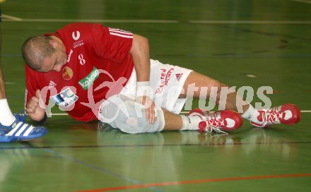 Handball Bundesliga. HCK 59 gegen Unon SPK Korneuburg. Anton Pr?prost (HCK). Viktring, am 16.9.2006.
---
pressefotos, pressefotografie, kuess, qs, qspictures, sport, bild, bilder, bilddatenbank