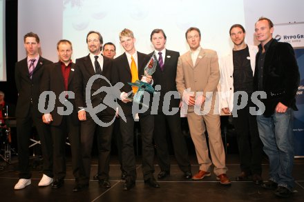 Sportlergala, Velden am 21.12.2006. Ehrung K?rntens Sportlerin 2006.  Martin Koch, Werner M?ller, Sportlandesrat Wolfgang Schantl, Christian Schatz, Thomas Morgenstern, Hypo Leasing Vorstandsdirektor Josef Kircher, Fritz Strobl, Siegfried Grabner, Dieter Krassnig. Velden am 21.12.2006
Foto: qspictures/ Kuess
---
pressefotos, pressefotografie, kuess, qs, qspictures, sport, bild, bilder, bilddatenbank