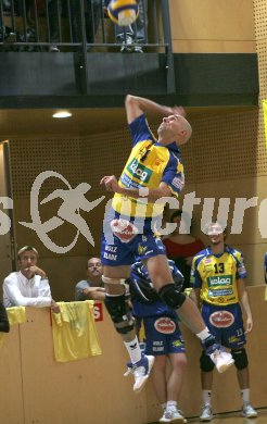 Volleyball Aich/Dob. Europacup. Robert Chocholak. Bleiburg, am 24.9.2005.
Foto: Kuess

---
pressefotos, pressefotografie, kuess, qs, qspictures, sport, bild, bilder, bilddatenbank