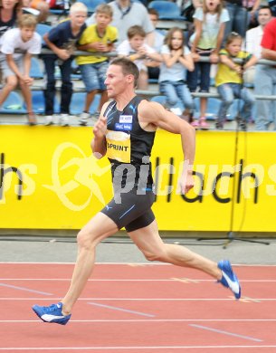 Leichtathletik. Top4 Meeting. 110 Meter H?rden M?nner. Elmar Lichtenegger (?sterreich, AC V?lkermarkt).  Villach, am 13.7.2006.
---
pressefotos, pressefotografie, kuess, qs, qspictures, sport, bild, bilder, bilddatenbank