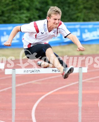Leichtathletik. Top4 Meeting. 110 Meter H?rden M?nner. Harald Modl (?sterreich, ATV Feldkirchen).  Villach, am 13.7.2006.
Foto: Kuess
---
pressefotos, pressefotografie, kuess, qs, qspictures, sport, bild, bilder, bilddatenbank
