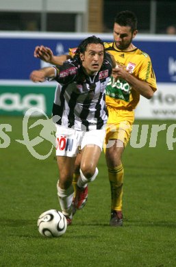 Fussball. Red Zac Liga. FCK gegen LASK. Nenad Bjelica (FCK), Almedin Hota  (LASK). Klagenfurt, am 13.10.2006.
---
pressefotos, pressefotografie, kuess, qs, qspictures, sport, bild, bilder, bilddatenbank