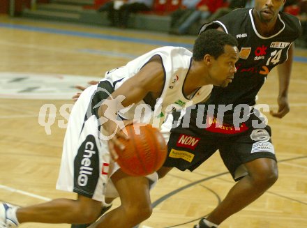 Basketball Bundesliga. W?rthersee Piraten gegen Klosterneuburg. Tobe Carberry. Klagenfurt, am 3.12.2005.
---
pressefotos, pressefotografie, kuess, qs, qspictures, sport, bild, bilder, bilddatenbank
