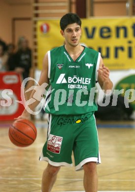 Basketball Bundesliga. W?rthersee Piraten gegen Kapfenberg.  Damir Zeleznik(Kapfenberg). Klagenfurt, am 11.12.2006.
Foto: Kuess
---
pressefotos, pressefotografie, kuess, qs, qspictures, sport, bild, bilder, bilddatenbank