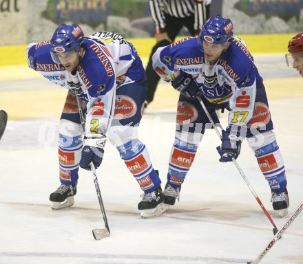 Eishockey Bundesliga. KAC gegen VSV.  Darell Scoville, Marc Brown (VSV). Klagenfurt, am 23.11.2006.
Foto: Kuess
---
pressefotos, pressefotografie, kuess, qs, qspictures, sport, bild, bilder, bilddatenbank