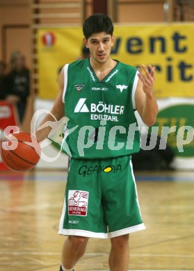 Basketball Bundesliga. W?rthersee Piraten gegen Kapfenberg.  Damir Zeleznik(Kapfenberg). Klagenfurt, am 11.12.2006.
Foto: Kuess
---
pressefotos, pressefotografie, kuess, qs, qspictures, sport, bild, bilder, bilddatenbank