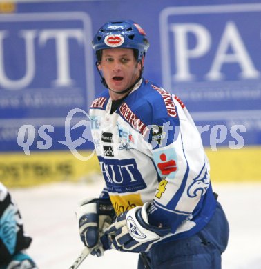 Eishockey Bundesliga. VSV gegen EHC Liwest Linz. Devin Edgerton (VSV). Villach, am 12.1.2007.
Foto: Kuess 
---
pressefotos, pressefotografie, kuess, qs, qspictures, sport, bild, bilder, bilddatenbank