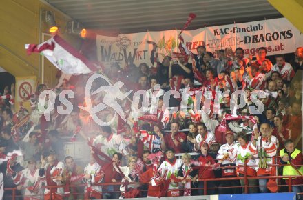 Eishockey Bundesliga. KAC gegen VSV. Blick in den KAC Fan Sektor. Klagenfurt, am 10.10.2006.
---
pressefotos, pressefotografie, kuess, qs, qspictures, sport, bild, bilder, bilddatenbank