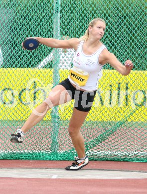Leichtathletik. Top4 Meeting. Diskus Frauen. Veronika Watzek (LC Villach).  Villach, am 13.7.2006.
---
pressefotos, pressefotografie, kuess, qs, qspictures, sport, bild, bilder, bilddatenbank