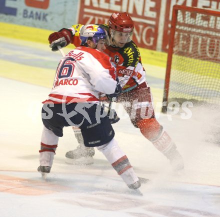 ?sterreichische Eishockey Bundesliga. KAC gegen Red Bull Salzburg. Marco Pewal (Salzburg), Ricard Persson (KAC). Klagenfurt, am 22.10.2006.
Foto: Kuess
---
pressefotos, pressefotografie, kuess, qs, qspictures, sport, bild, bilder, bilddatenbank