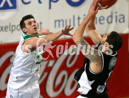 Basketball Bundesliga. W?rthersee Piraten gegen Dukes Klosterneuburg. Selmir Husanovic (Piraten). Klagenfurt, 4.2.2007. 
Foto: Kuess
---
pressefotos, pressefotografie, kuess, qs, qspictures, sport, bild, bilder, bilddatenbank