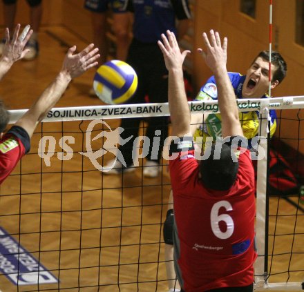 Volleyball Aich/Dob gegen Enns. Jernej Potocnik (Aich/Dob). Bleiburg, am 20.1.2007
Foto: Kuess
---
pressefotos, pressefotografie, kuess, qs, qspictures, sport, bild, bilder, bilddatenbank