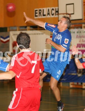 Handball Bundesliga. SC Ferlach gegen SVVW Klagenfurt.  Miha Hendler (SC Ferlach). Ferlach, am 30.9.2006.
---
pressefotos, pressefotografie, kuess, qs, qspictures, sport, bild, bilder, bilddatenbank