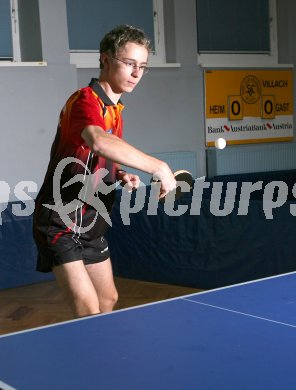 Tischtennis. Dominique Plattner. Villach, am 26.9.2006.

---
pressefotos, pressefotografie, kuess, qs, qspictures, sport, bild, bilder, bilddatenbank