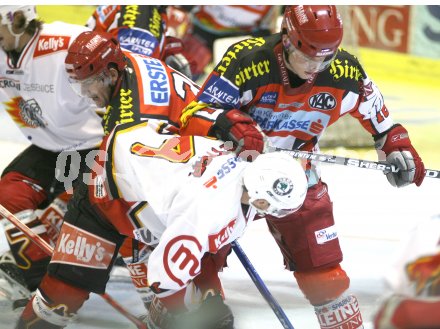 Eishockey Bundesliga. KAC gegen Jesenice. Philippe Horsky (KAC), Boris Pretnar (Jesenice). Klagenfurt, am 29.10.2006.
Foto: Kuess
---
pressefotos, pressefotografie, kuess, qs, qspictures, sport, bild, bilder, bilddatenbank