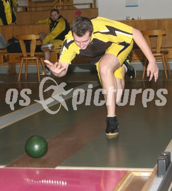 Kegeln. 2. Bundesliga. KSK Klagenfurt. Patrick Geier. Klagenfurt, am 4.11.2006.
Foto: Kuess
---
pressefotos, pressefotografie, kuess, qs, qspictures, sport, bild, bilder, bilddatenbank