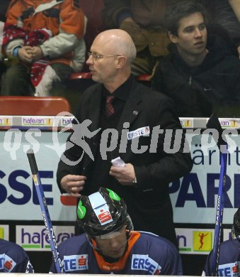Eishockey Bundesliga. KAC gegen Graz 99ers. Trainer Jim Brithen (Graz). Klagenfurt, am 14.1.2007.
Foto: Kuess
---
pressefotos, pressefotografie, kuess, qs, qspictures, sport, bild, bilder, bilddatenbank