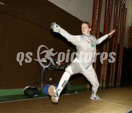 Fechten. Kathrin Genser. Treibach, am 26.2.2005.
---
pressefotos, pressefotografie, kuess, qs, qspictures, sport, bild, bilder, bilddatenbank
