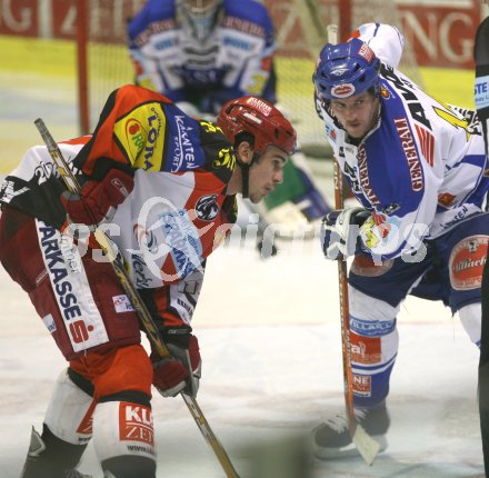 Eishockey Bundesliga. KAC gegen VSV. Warren Norris (KAC),Devin Edgerton (VSV). Klagenfurt, am 23.11.2006.
Foto: Kuess
---
pressefotos, pressefotografie, kuess, qs, qspictures, sport, bild, bilder, bilddatenbank