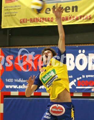 Volleyball Aich/Dob gegen Enns.  Bencz Milan (Aich/Dob). Bleiburg, am 20.1.2007
Foto: Kuess
---
pressefotos, pressefotografie, kuess, qs, qspictures, sport, bild, bilder, bilddatenbank
