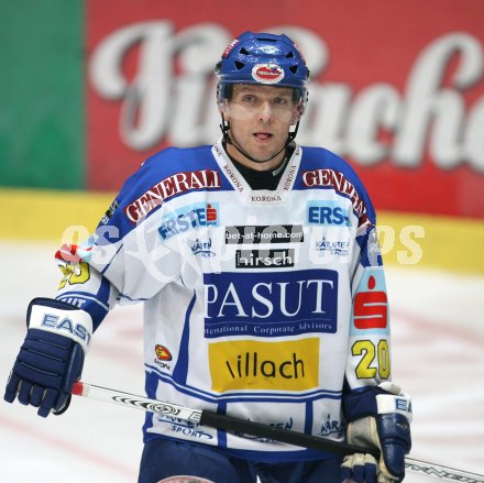 Eishockey Bundesliga. VSV gegen EHC Liwest Linz. Mickey Elick (VSV). Villach, am 12.1.2007.
Foto: Kuess 
---
pressefotos, pressefotografie, kuess, qs, qspictures, sport, bild, bilder, bilddatenbank