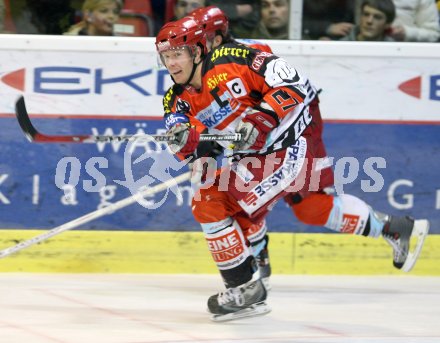 Eishockey Bundesliga. KAC gegen VSV.  Jeremy Rebek (KAC). Klagenfurt, am 21.1.2007.
Foto: Kuess
---
pressefotos, pressefotografie, kuess, qs, qspictures, sport, bild, bilder, bilddatenbank