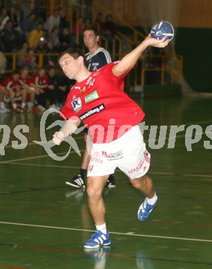 Handball Bundesliga. SVVW Klagenfurt gegen HCK59. Davor Planinc (HCK),  Klagenfurt, am 11.11.2006
Foto Kuess
---
pressefotos, pressefotografie, kuess, qs, qspictures, sport, bild, bilder, bilddatenbank