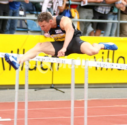 Leichtathletik. Top4 Meeting. 110 Meter H?rden M?nner. Elmar Lichtenegger (?sterreich, AC V?lkermarkt).  Villach, am 13.7.2006.
Foto: Kuess
---
pressefotos, pressefotografie, kuess, qs, qspictures, sport, bild, bilder, bilddatenbank