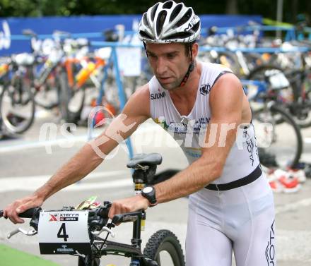 XTERRA Austria, Lebrun Nicolas  FRA (C.A. Digne Triathlon). 
St. Kanzian, 25.8.2007.
Foto: Kuess
---
pressefotos, pressefotografie, kuess, qs, qspictures, sport, bild, bilder, bilddatenbank