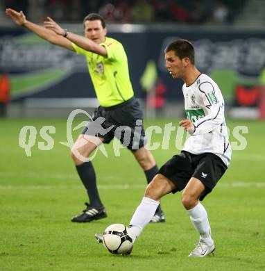 Fussball Bundesliga. SK Austria kaernten gegen Rapid Wien. Sandro Zakany (Kaernten). Klagenfurt, am 7.10.2007.
Foto: Kuess
---
pressefotos, pressefotografie, kuess, qs, qspictures, sport, bild, bilder, bilddatenbank