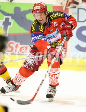 Erste Bank Eishockey Bundesliga. KAC gegen Vienna Capitals. Chad Hinz (KAC). Klagenfurt, am 19.10.2007.
Foto: Kuess
---
pressefotos, pressefotografie, kuess, qs, qspictures, sport, bild, bilder, bilddatenbank