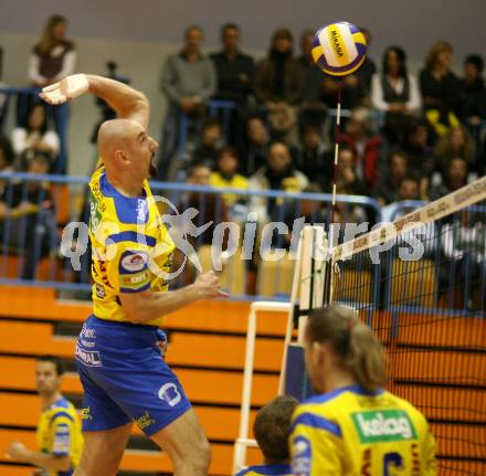 Volleyball Challenge Cup. SK Posojilnica Aich/Dob gegen Generali Haching. Marek Golstajn (Aich/Dob). Prevalje, am 27.10.2007.
Foto: Kuess
---
pressefotos, pressefotografie, kuess, qs, qspictures, sport, bild, bilder, bilddatenbank