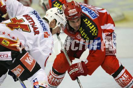EBEL. Eishockey Bundesliga. KAC gegen HK Acroni Jesenice. Warren Norris (KAC), Boris Pretnar (Jesenice). Klagenfurt, am 23.11.2007.
Foto: Kuess
---
pressefotos, pressefotografie, kuess, qs, qspictures, sport, bild, bilder, bilddatenbank