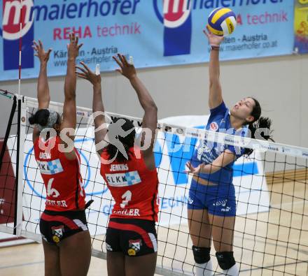 Volleyball CEV Cup. ATSC Wildcats gegen Zeiler Koeniz (Schweiz). Kerstin Pichler (Wildcats). Klagenfurt, am 1.12.2007.
Foto: Kuess
---
pressefotos, pressefotografie, kuess, qs, qspictures, sport, bild, bilder, bilddatenbank
