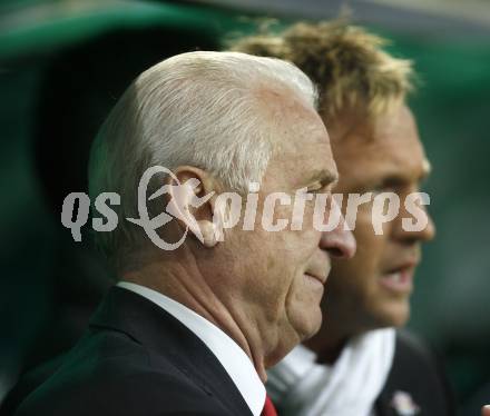 Fussball. Bundesliga. SK Austria Kelag Kaernten gegen FC Red Bull Salzburg. Trapattoni, Streiter (Salzburg). Klagenfurt, 19.3.2008
Copyright Kuess

---
pressefotos, pressefotografie, kuess, qs, qspictures, sport, bild, bilder, bilddatenbank