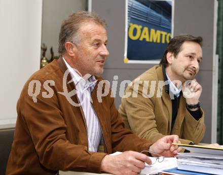 Radsport, Radfahren. Hans Enzi, Sportlandesrat Wolfgang Schantl. Klagenfurt, am 28.3.2008.

Copyright Kuess

---
pressefotos, pressefotografie, kuess, qs, qspictures, sport, bild, bilder, bilddatenbank