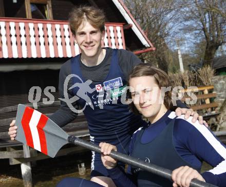 Rudern. Simone und Florian Berg (RV Nautilus). Klagenfurt, am 9.4.2008
Copyright Kuess

---
pressefotos, pressefotografie, kuess, qs, qspictures, sport, bild, bilder, bilddatenbank