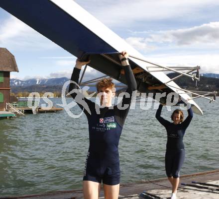 Rudern. Simone und Florian Berg (RV Nautilus). Klagenfurt, am 9.4.2008
Copyright Kuess

---
pressefotos, pressefotografie, kuess, qs, qspictures, sport, bild, bilder, bilddatenbank