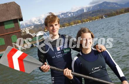 Rudern. Simone und Florian Berg (RV Nautilus). Klagenfurt, am 9.4.2008
Copyright Kuess

---
pressefotos, pressefotografie, kuess, qs, qspictures, sport, bild, bilder, bilddatenbank