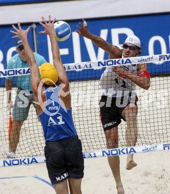 Beachvolleyball. Grand Slam 2008. GOSCH Florian,  (AUT). Klagenfurt, 31.7.2008.
Copyright Kuess

---
pressefotos, pressefotografie, kuess, qs, qspictures, sport, bild, bilder, bilddatenbank